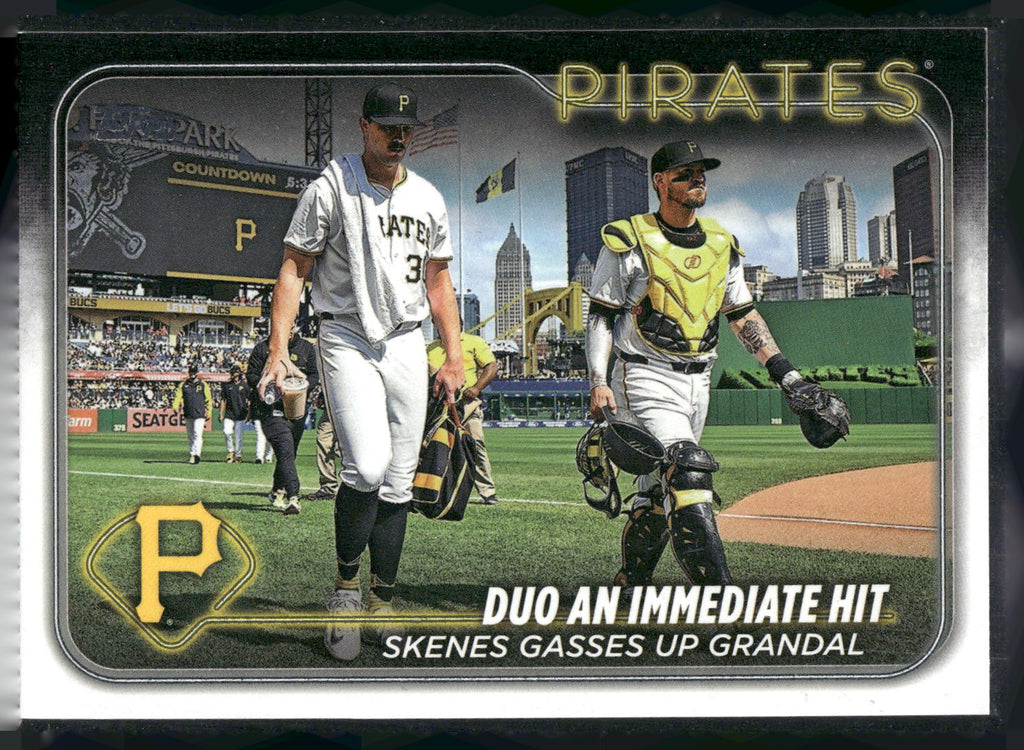 2024 Topps Update #US160 Skenes Gasses Up Grandal