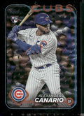 2024 Topps #452 Alexander Canario Black Crackle Foil