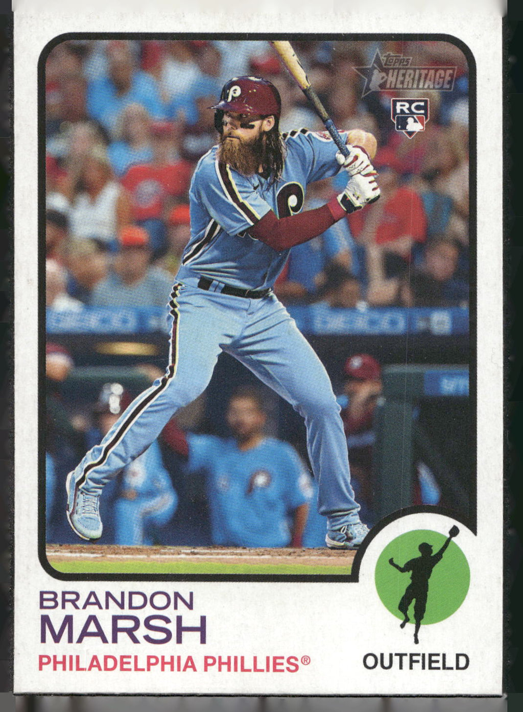 2022 Topps Heritage #636 Brandon Marsh