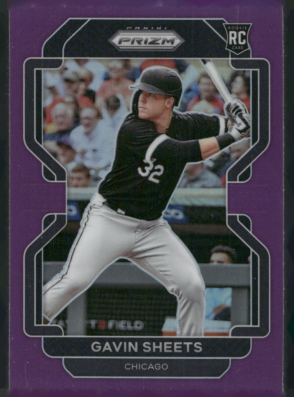 2022 Panini Prizm #228 Gavin Sheets Purple Prizm