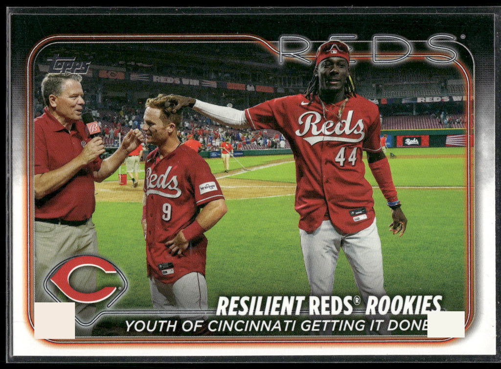 2024 Topps #133 Resilient Reds Rookies: Youth of Cincinnati Getting It Done
