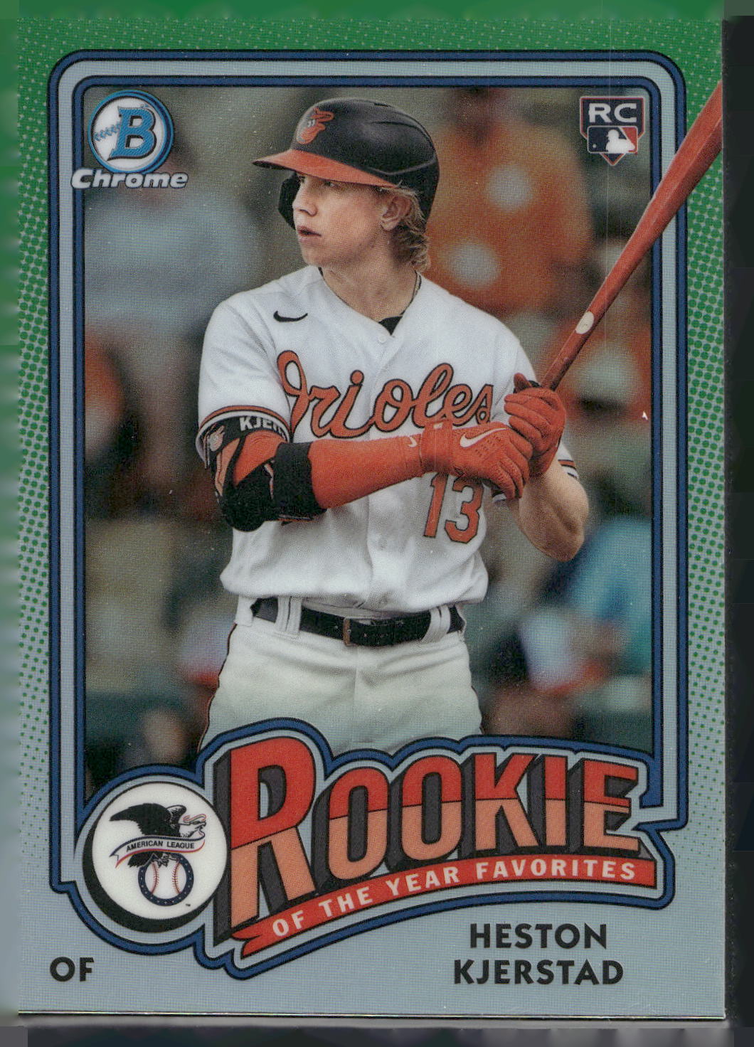 2024 Bowman #ROY-14 Heston Kjerstad Rookie of the Year Favorites