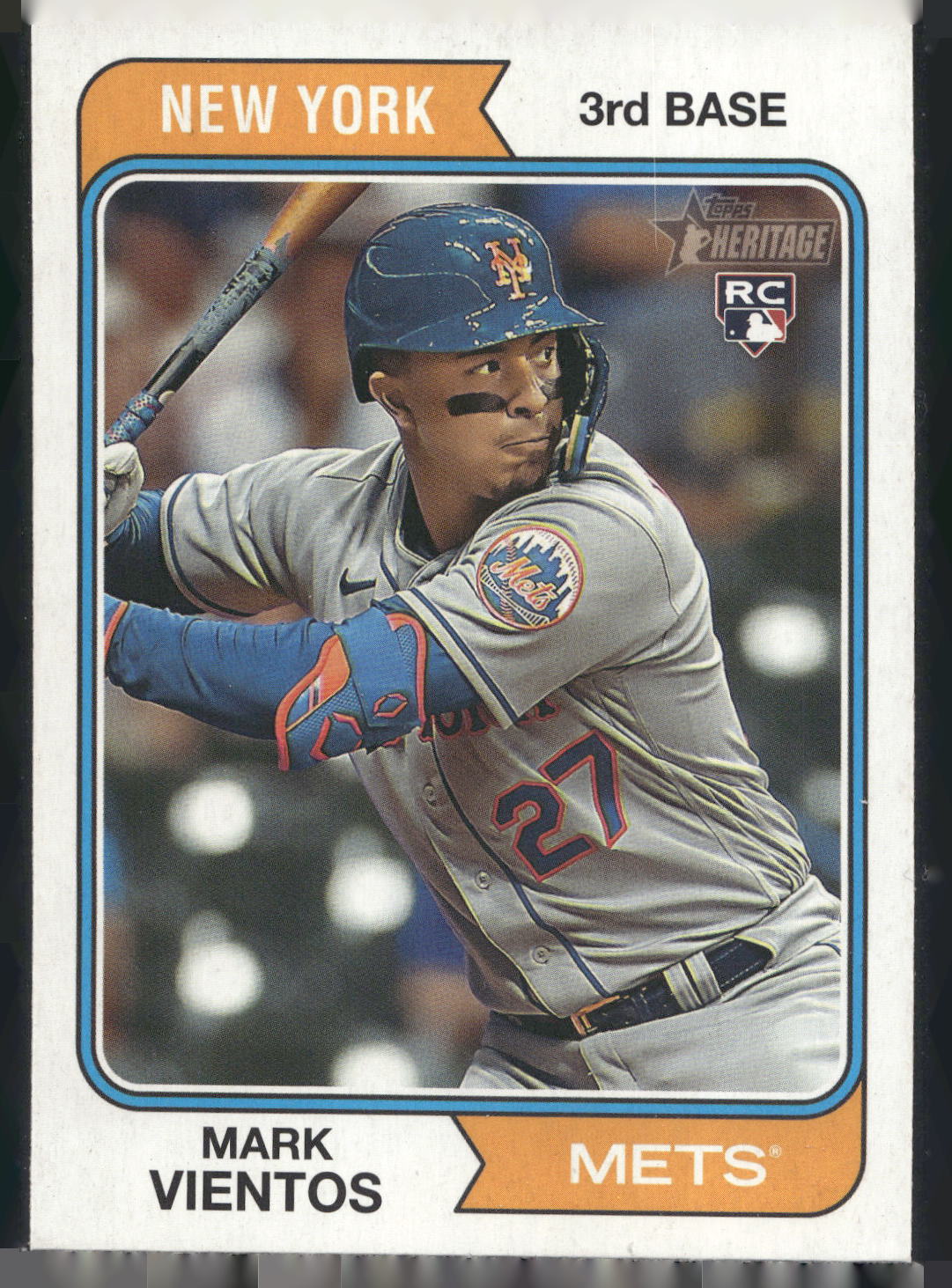 2023 Topps Heritage #124 Mark Vientos