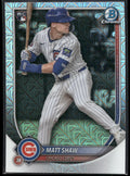 2025 Bowman Chrome #46 Matt Shaw Mojo Refractors