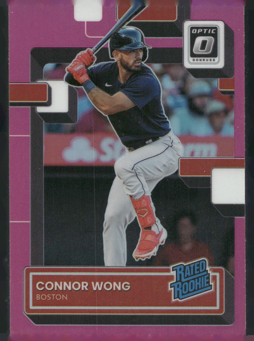 2022 Donruss Optic #82 Connor Wong Pink Prizm