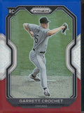 2021 Panini Prizm #45 Garrett Crochet Red/White/Blue Prizm
