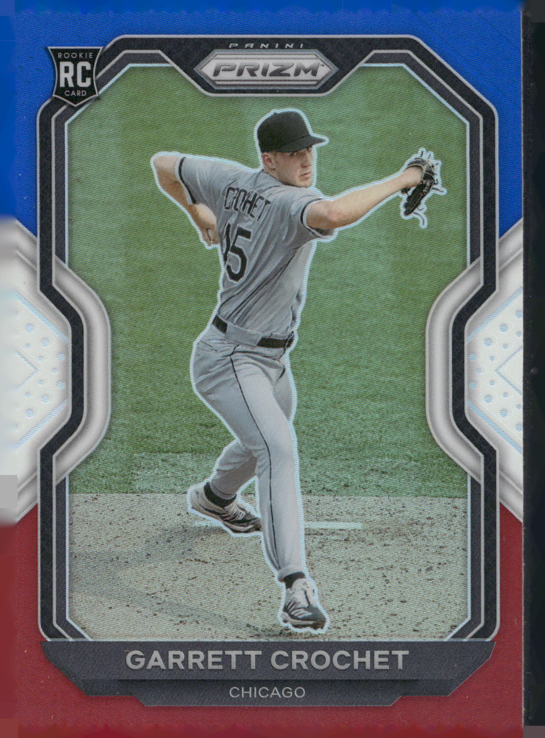 2021 Panini Prizm #45 Garrett Crochet Red/White/Blue Prizm