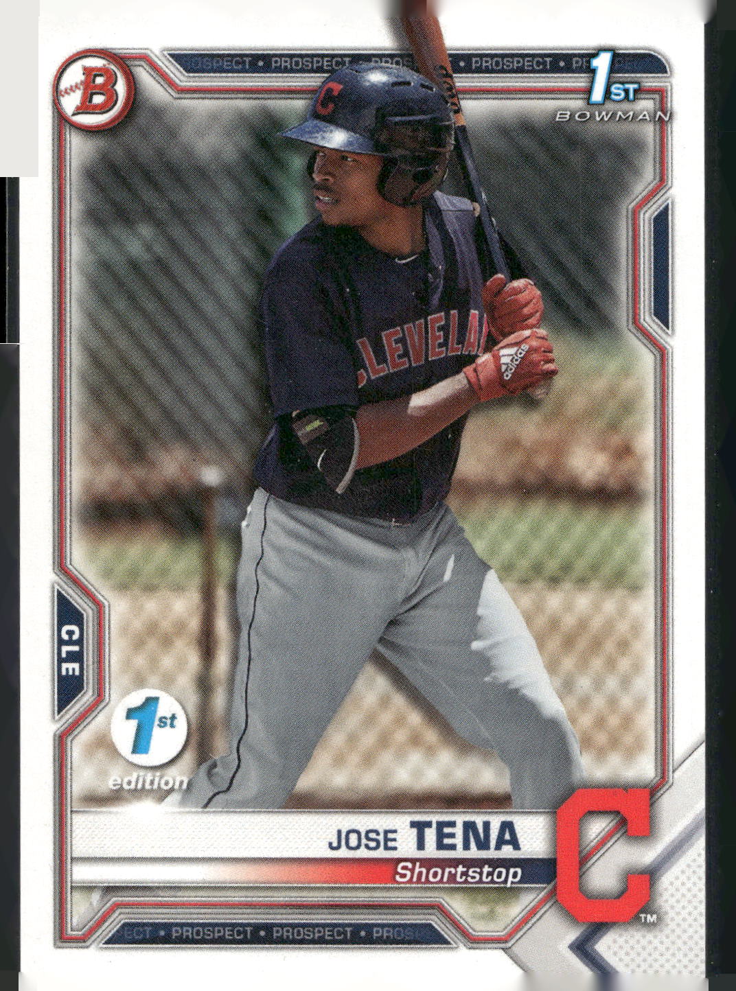 2021 Bowman 1st Edition #BFE-128 Jose Tena