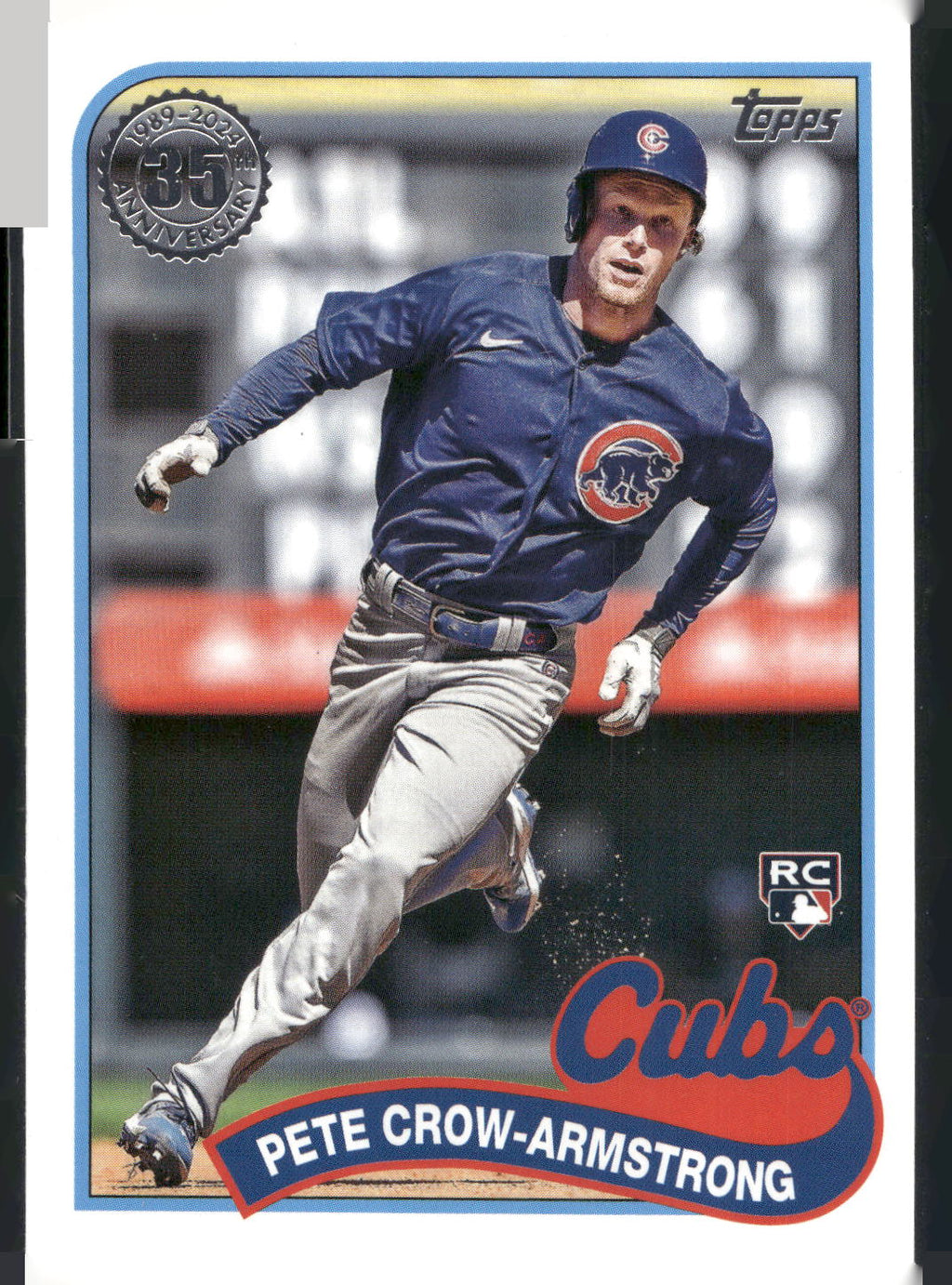 2024 Topps #89B2-5 Pete Crow-Armstrong 1989 Topps Baseball 35th