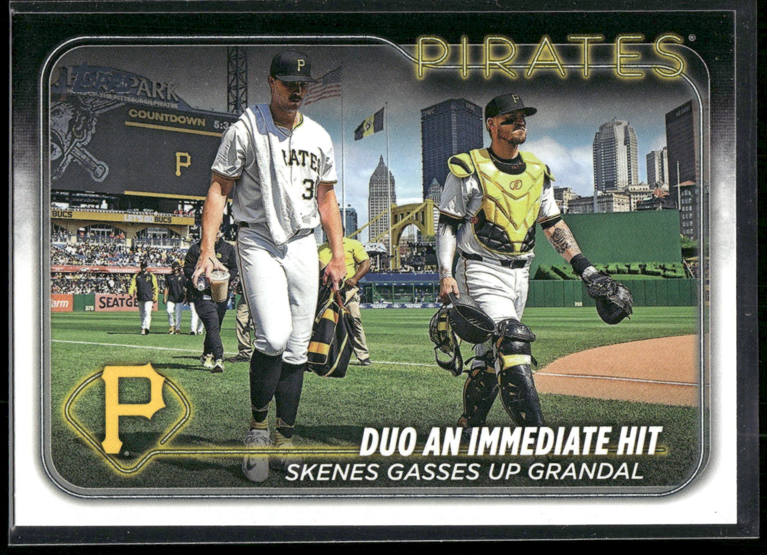 2024 Topps Update #US160 Skenes Gasses Up Grandal
