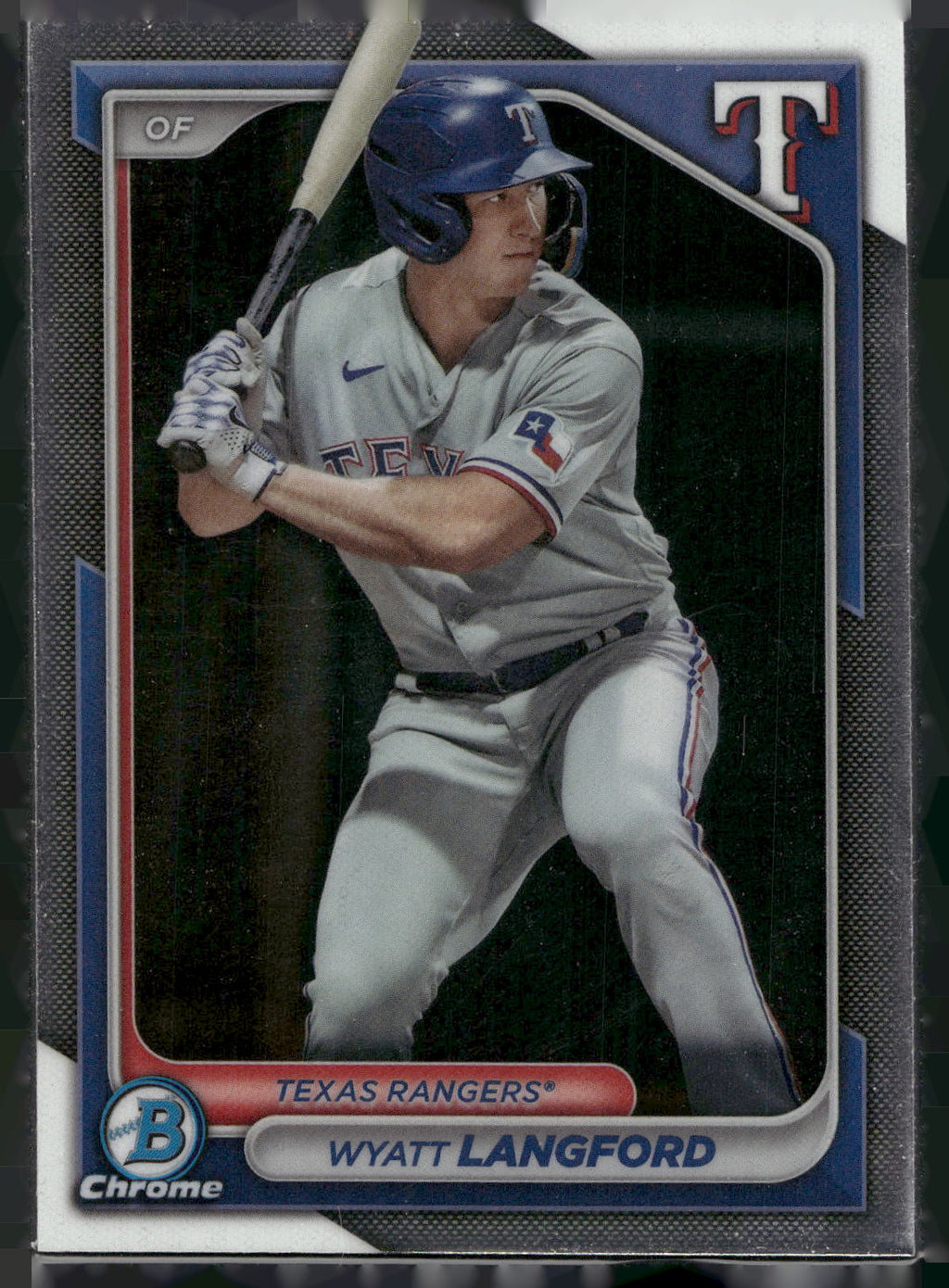 2024 Bowman #BCP-64 Wyatt Langford Chrome Prospects
