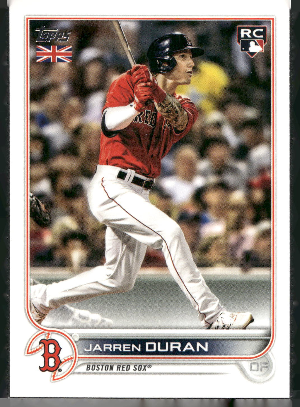2022 Topps UK Edition #177 Jarren Duran