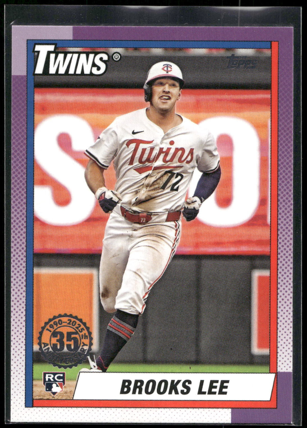 2025 Topps #T90-24 Brooks Lee 1990 Topps Baseball 35th Anniversary (Series One)