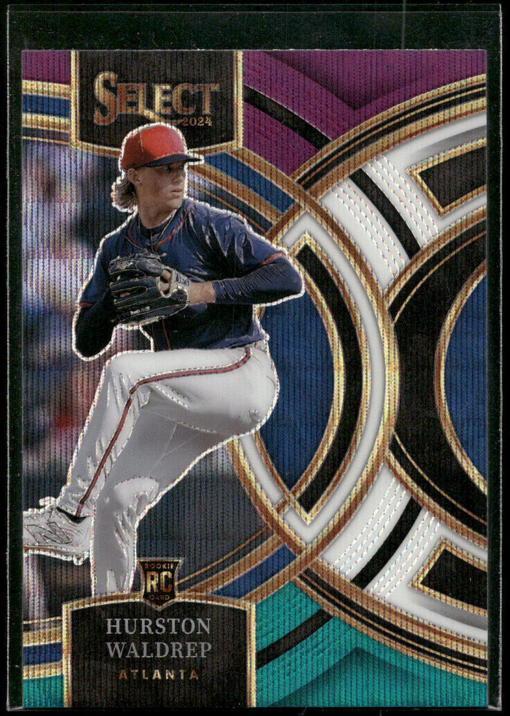 2024 Panini Select #83 Hurston Waldrep Tri-Color Prizms