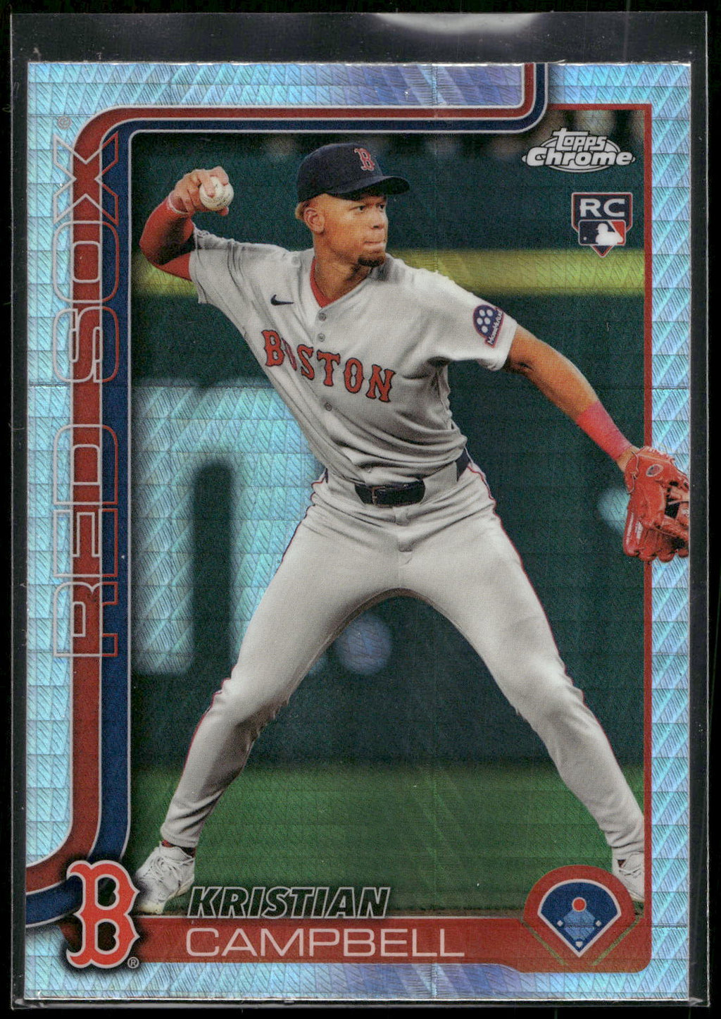 2025 Topps Chrome #171 Kristian Campbell Prism Refractors