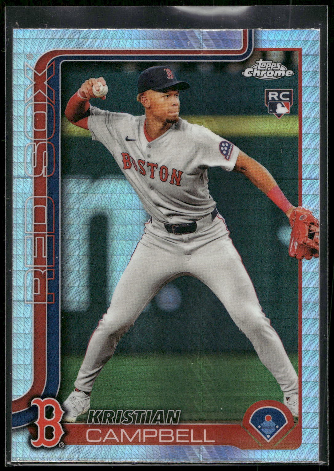 2025 Topps Chrome #171 Kristian Campbell Prism Refractors
