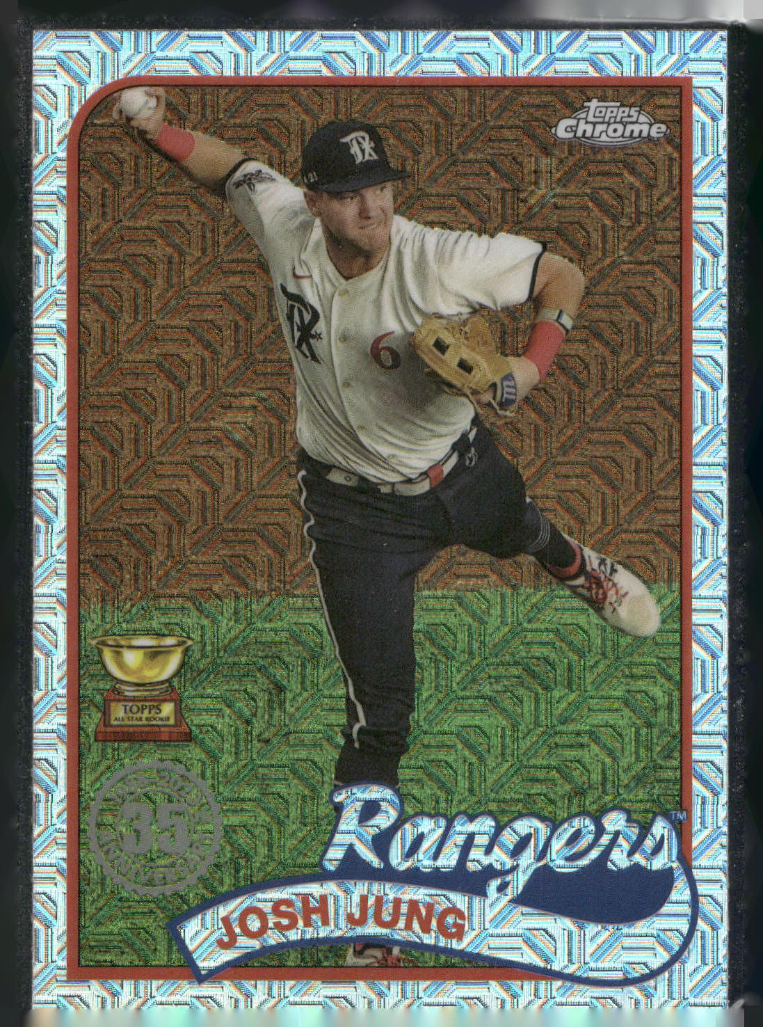2024 Topps Chrome #T89C-65 Josh Jung 1989 Topps Baseball 35th