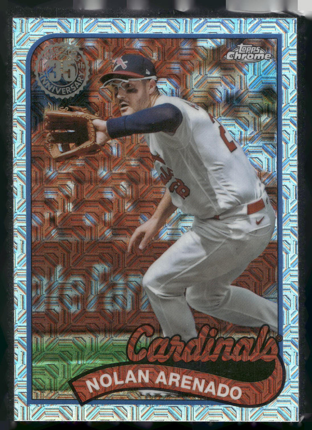 2024 Topps Chrome #T89C-63 Nolan Arenado 1989 Topps Baseball 35th