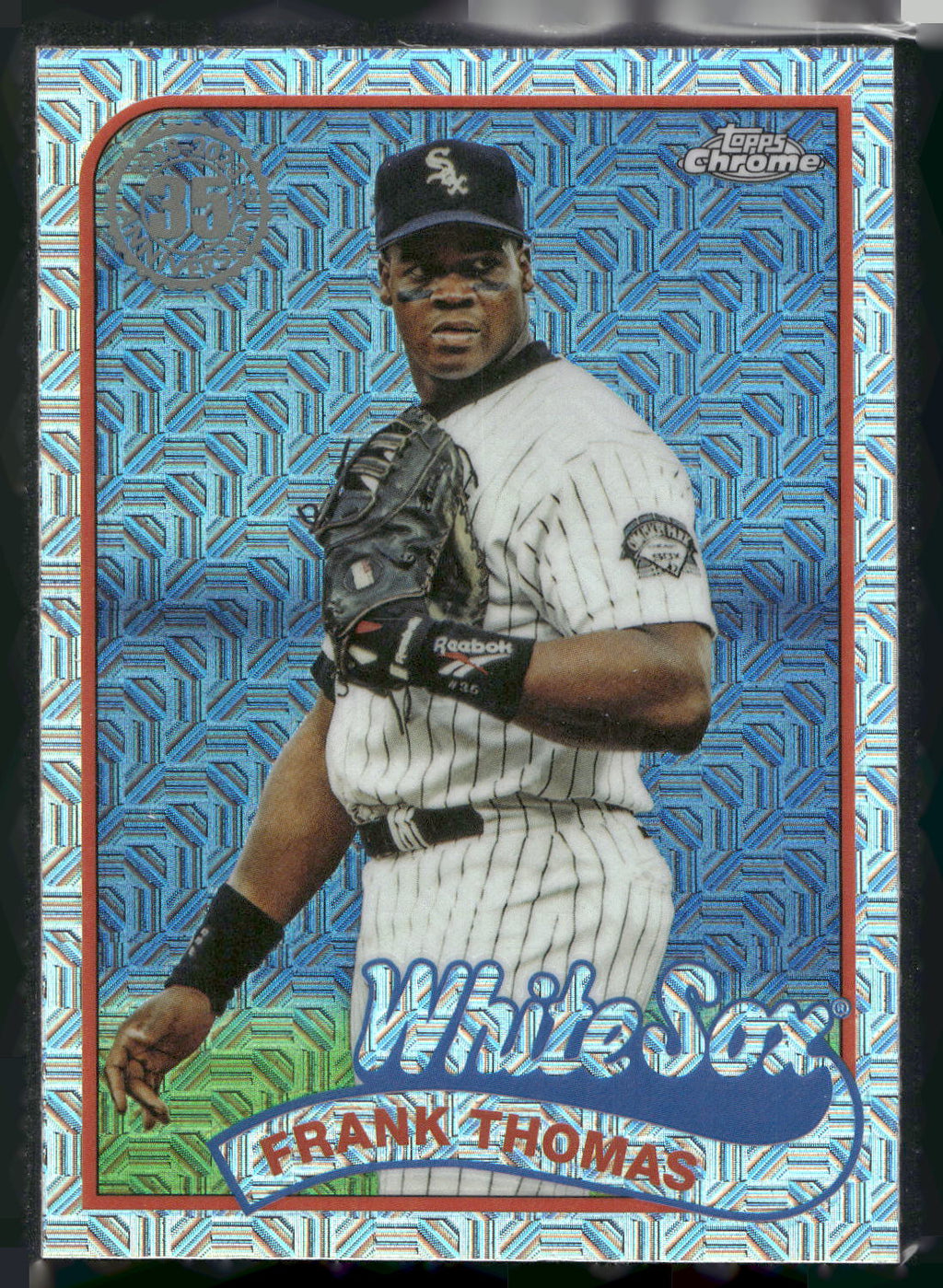 2024 Topps Chrome #T89C-41 Frank Thomas 1989 Topps Baseball 35th