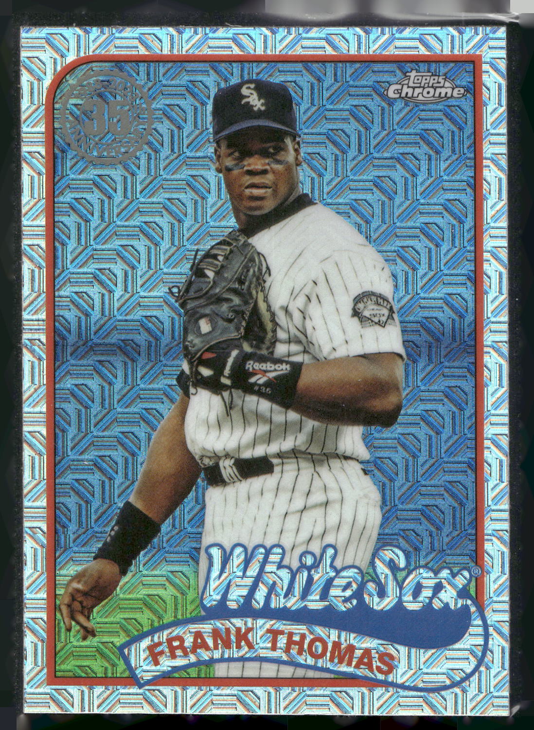 2024 Topps Chrome #T89C-41 Frank Thomas 1989 Topps Baseball 35th