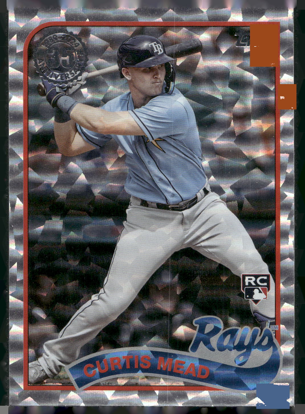 2024 Topps #89B-85 Curtis Mead 1989 Topps Baseball 35th