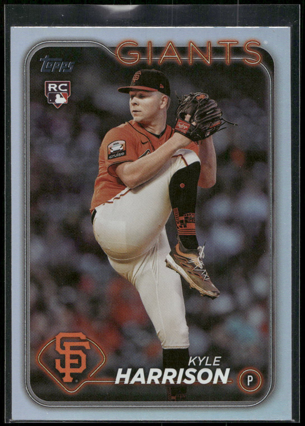 2024 Topps #667 Kyle Harrison Rainbow Foil