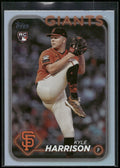 2024 Topps #667 Kyle Harrison Rainbow Foil