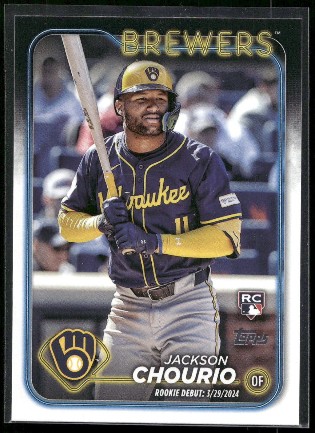 2024 Topps Update #US155 Jackson Chourio
