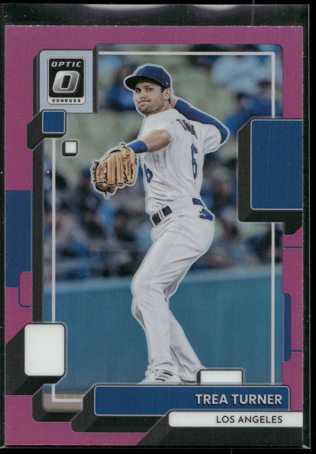 2022 Donruss Optic #143 Trea Turner Pink Prizm