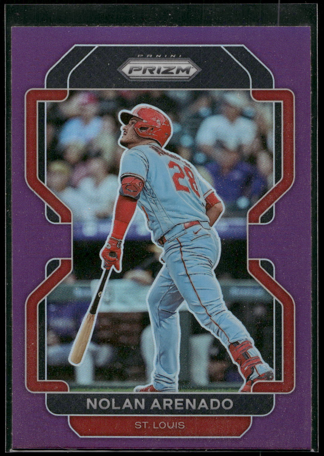 2022 Panini Prizm #48 Nolan Arenado Purple Prizm