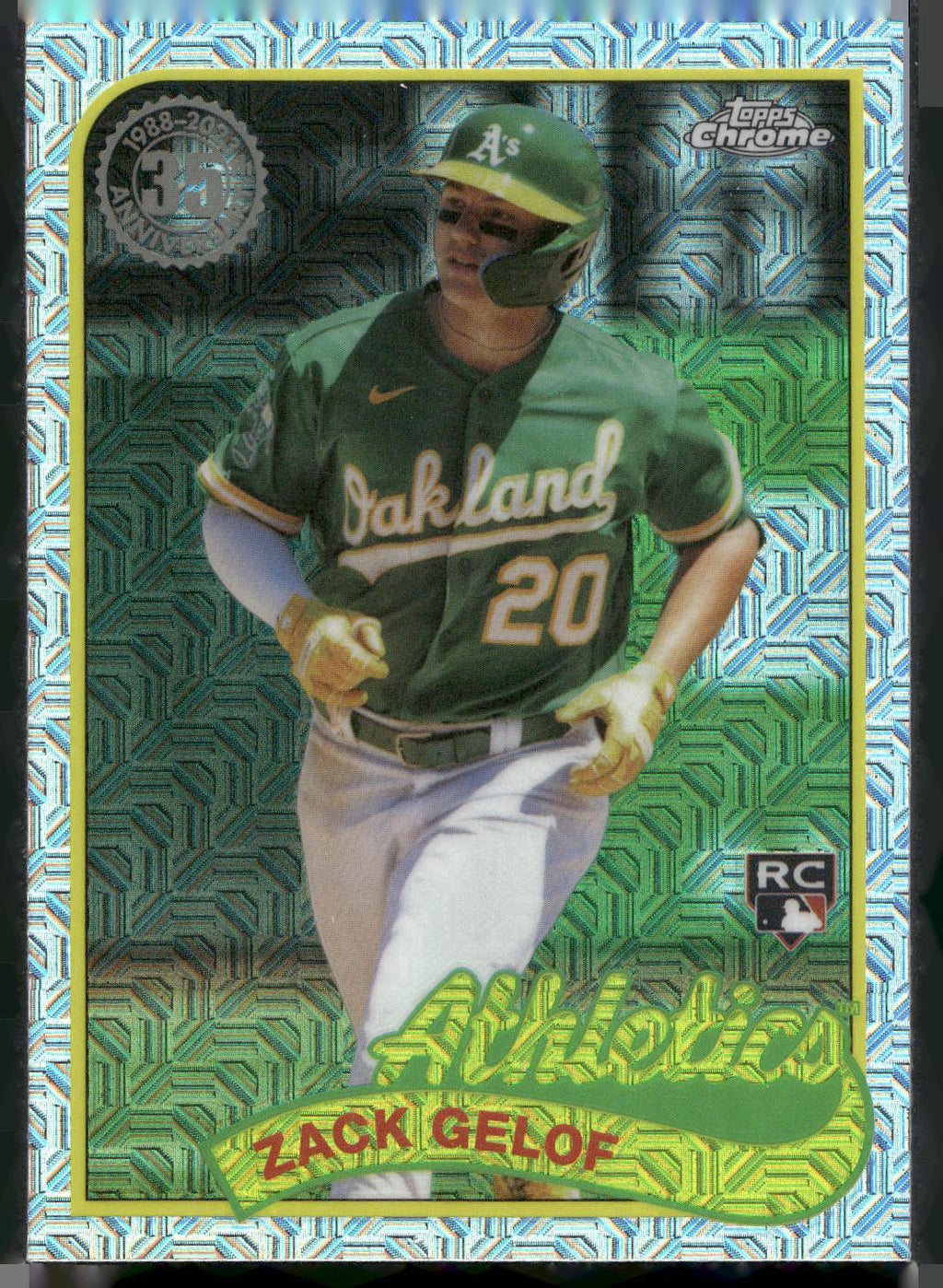 2024 Topps Chrome #T89C-1 Zack Gelof 1989 Topps Baseball 35th