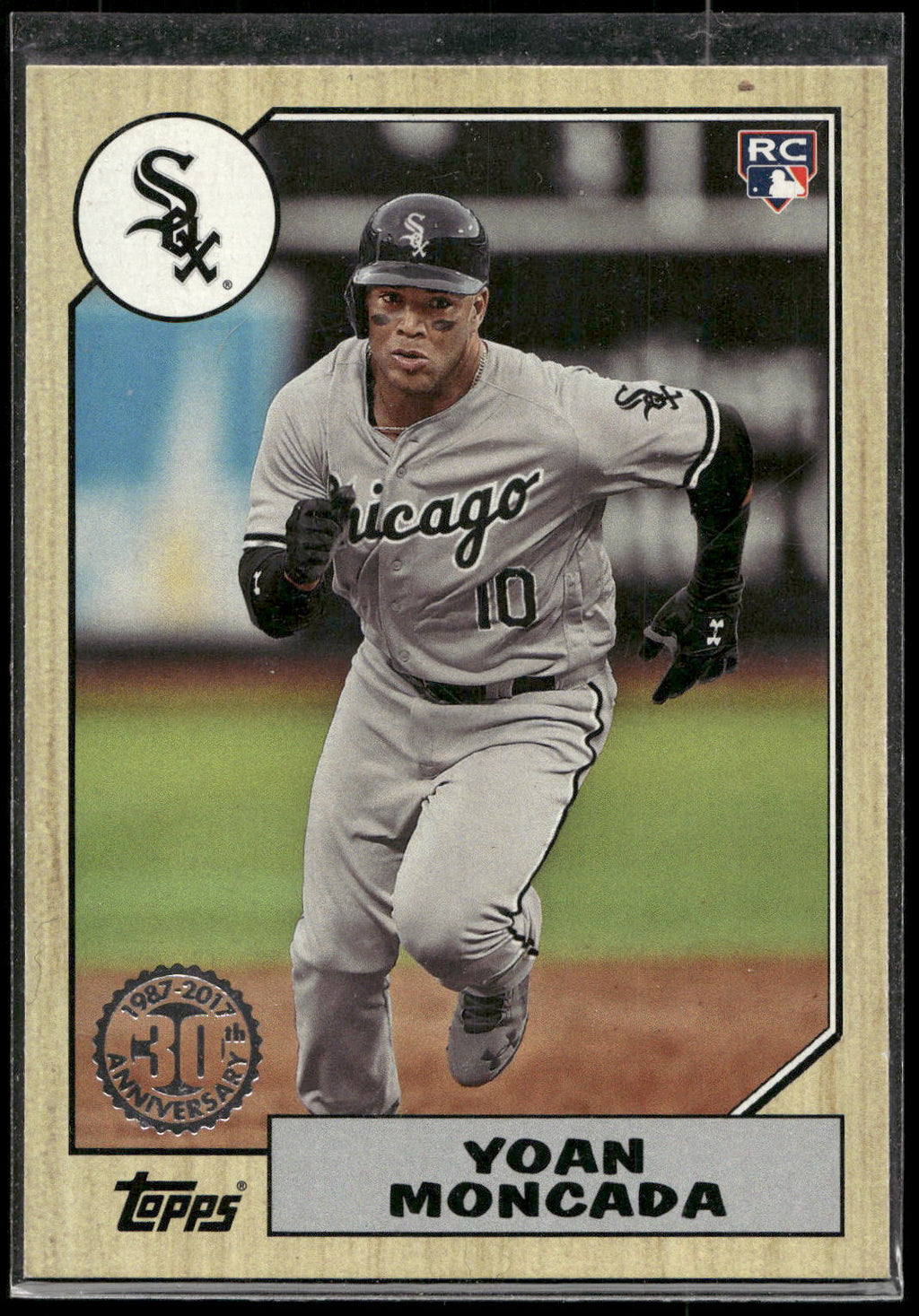 2017 Topps #87-155 Yoan Moncada 1987 Topps Baseball 30th Anniversary