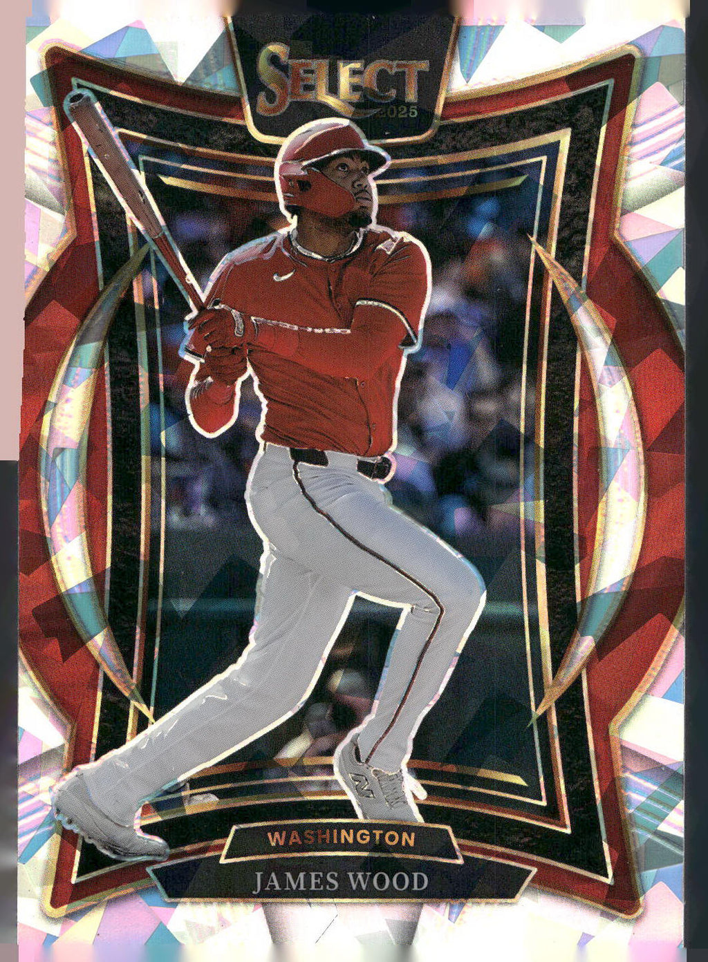 2025 Panini Select #36 James Wood Silver Prizms