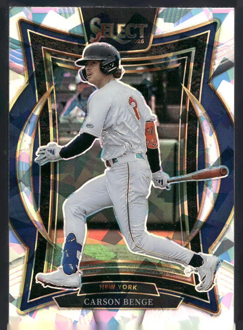 2025 Panini Select #93 Carson Benge Ice Prizms