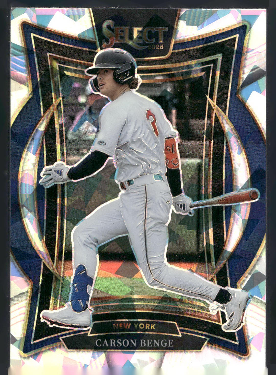 2025 Panini Select #93 Carson Benge Ice Prizms