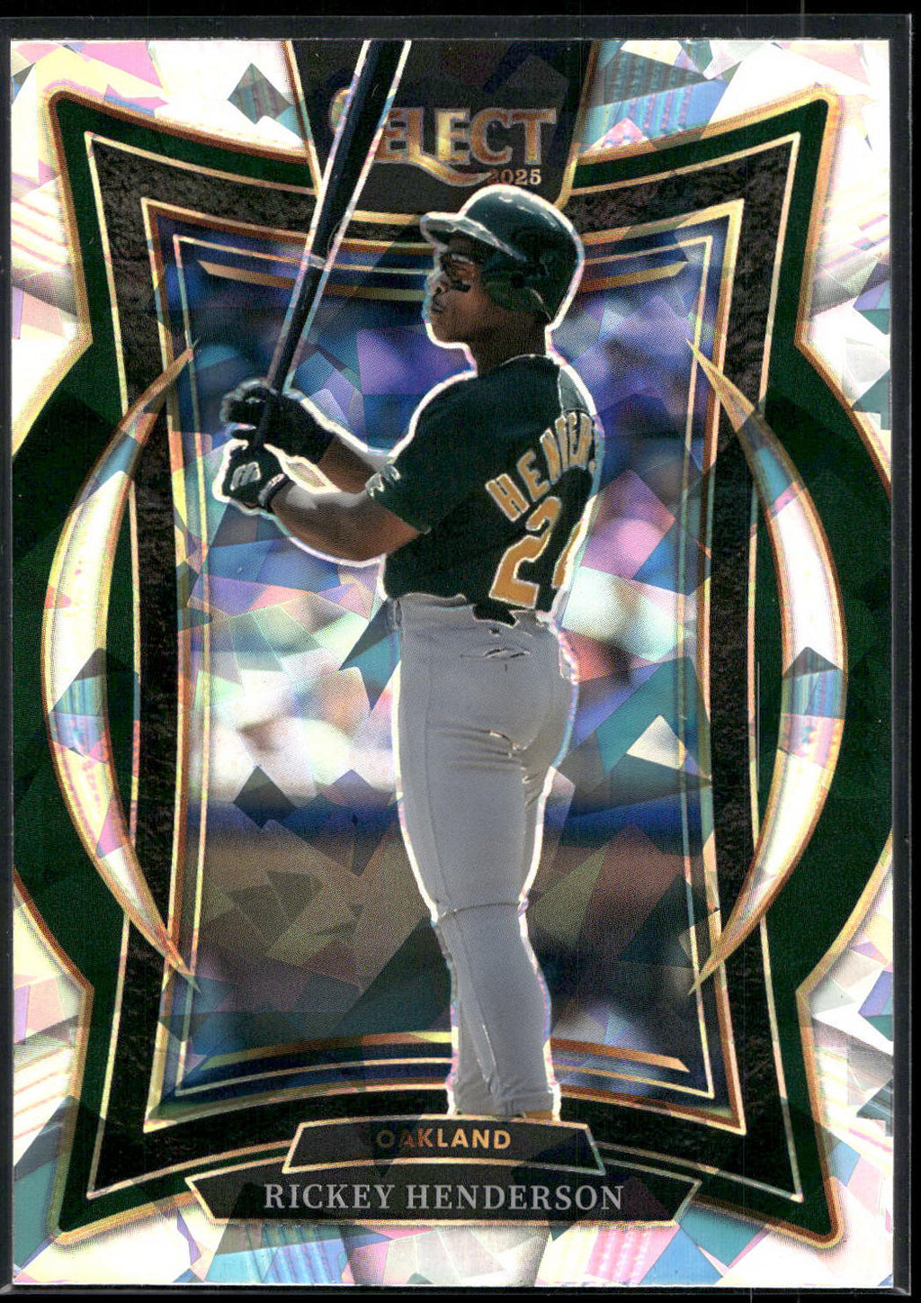 2025 Panini Select #3 Rickey Henderson Ice Prizms