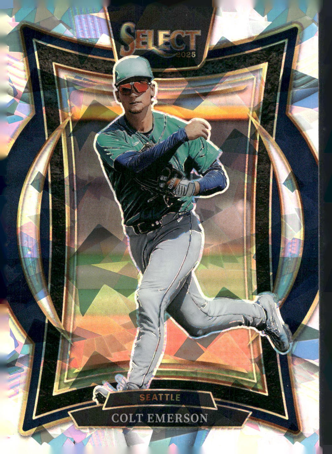 2025 Panini Select #73 Colt Emerson Ice Prizms