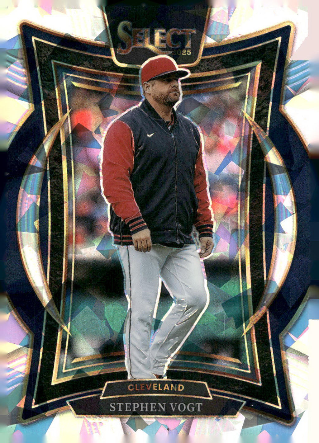 2025 Panini Select #58 Stephen Vogt Ice Prizms