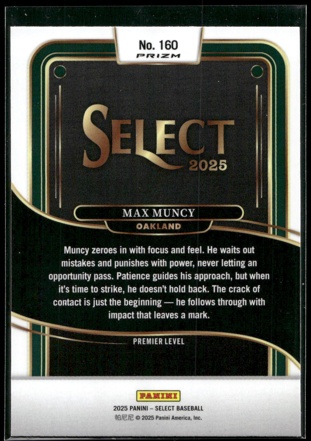 2025 Panini Select #160 Max Muncy Red and Green Ice Prizms
