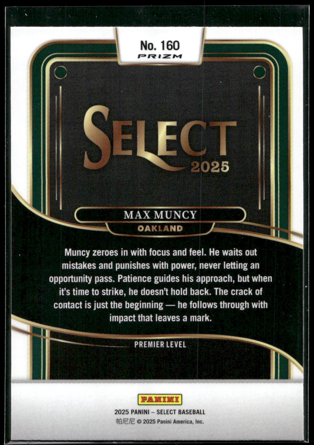 2025 Panini Select #160 Max Muncy Red and Green Ice Prizms