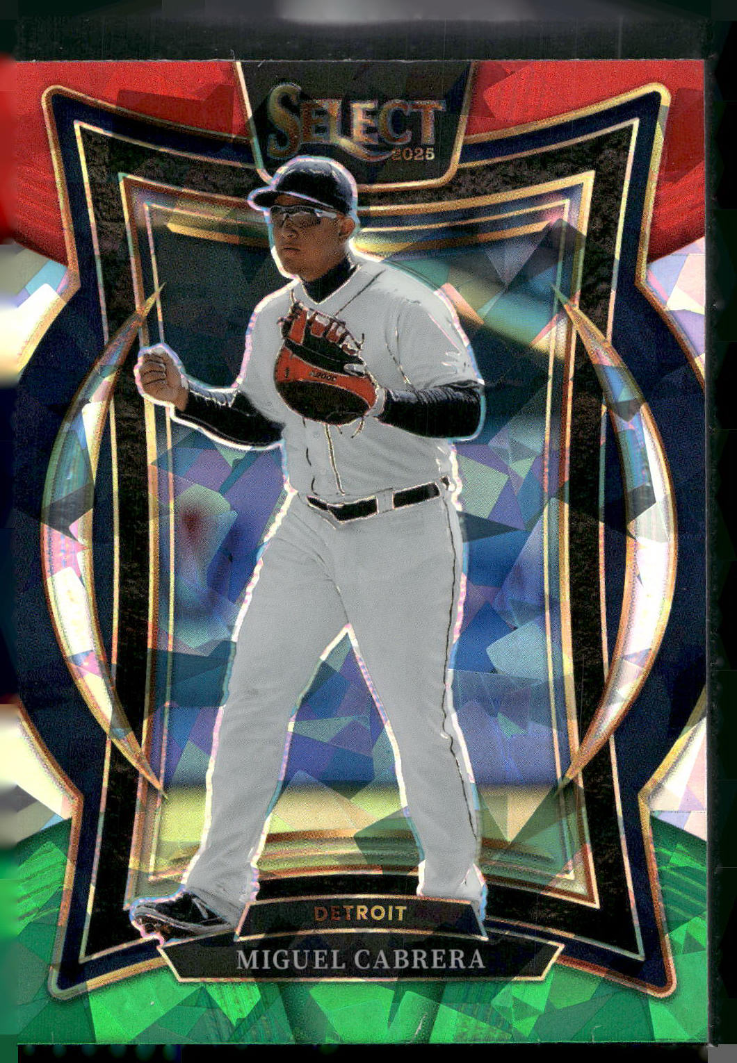 2025 Panini Select #67 Miguel Cabrera Tri-Color Prizms