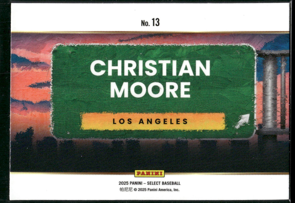 2025 Panini Select #13 Christian Moore Select Destinations