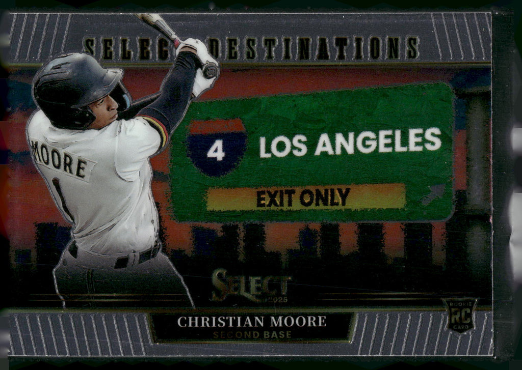 2025 Panini Select #13 Christian Moore Select Destinations