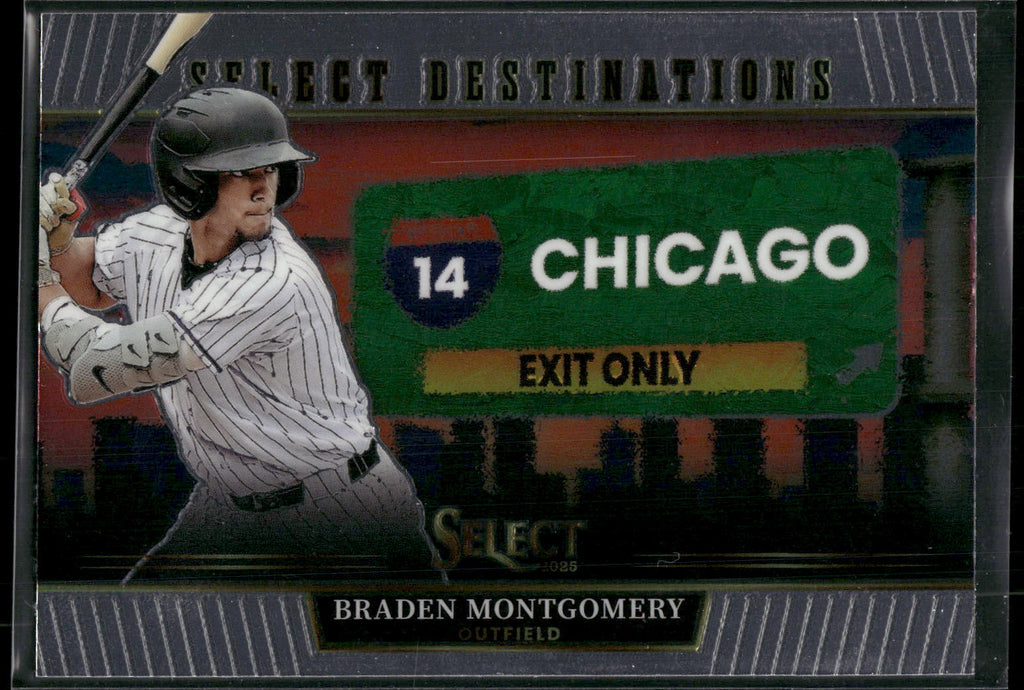 2025 Panini Select #24 Braden Montgomery Select Destinations
