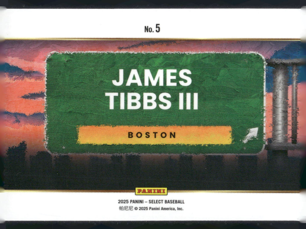 2025 Panini Select #5 James Tibbs III Select Destinations