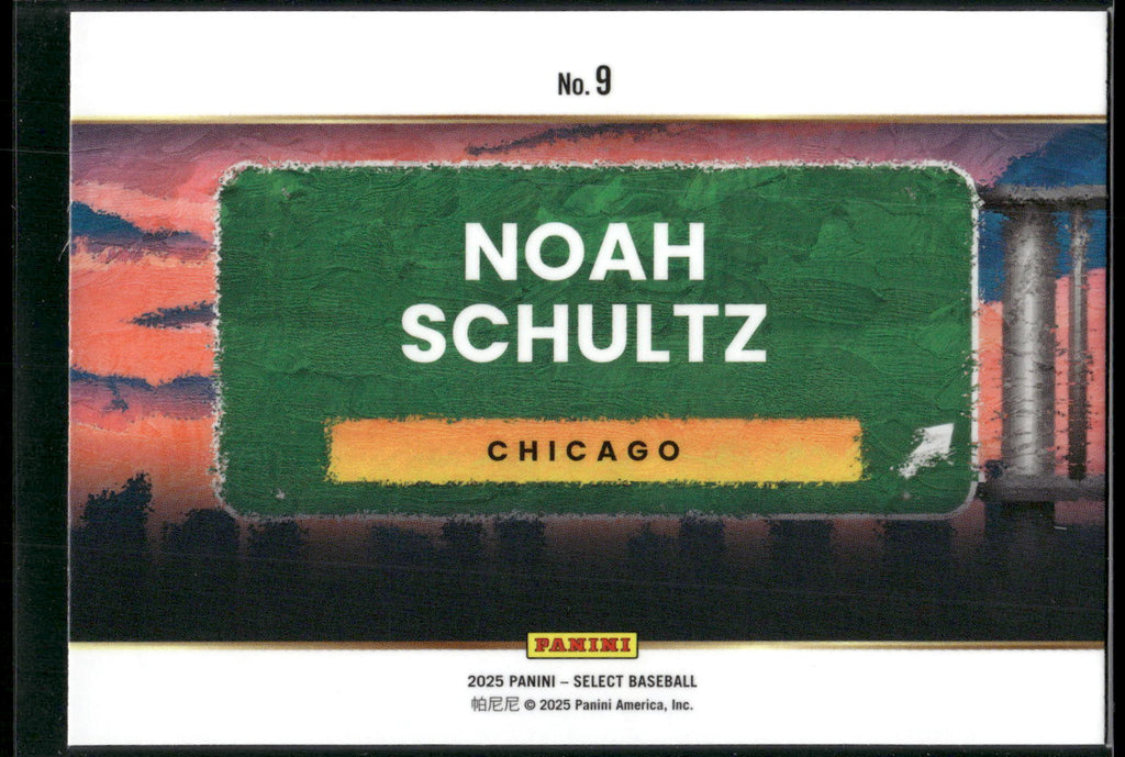 2025 Panini Select #9 Noah Schultz Select Destinations