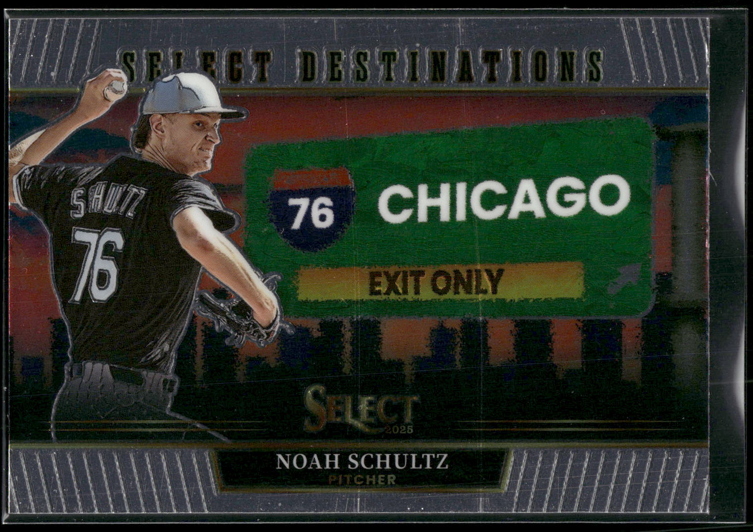 2025 Panini Select #9 Noah Schultz Select Destinations