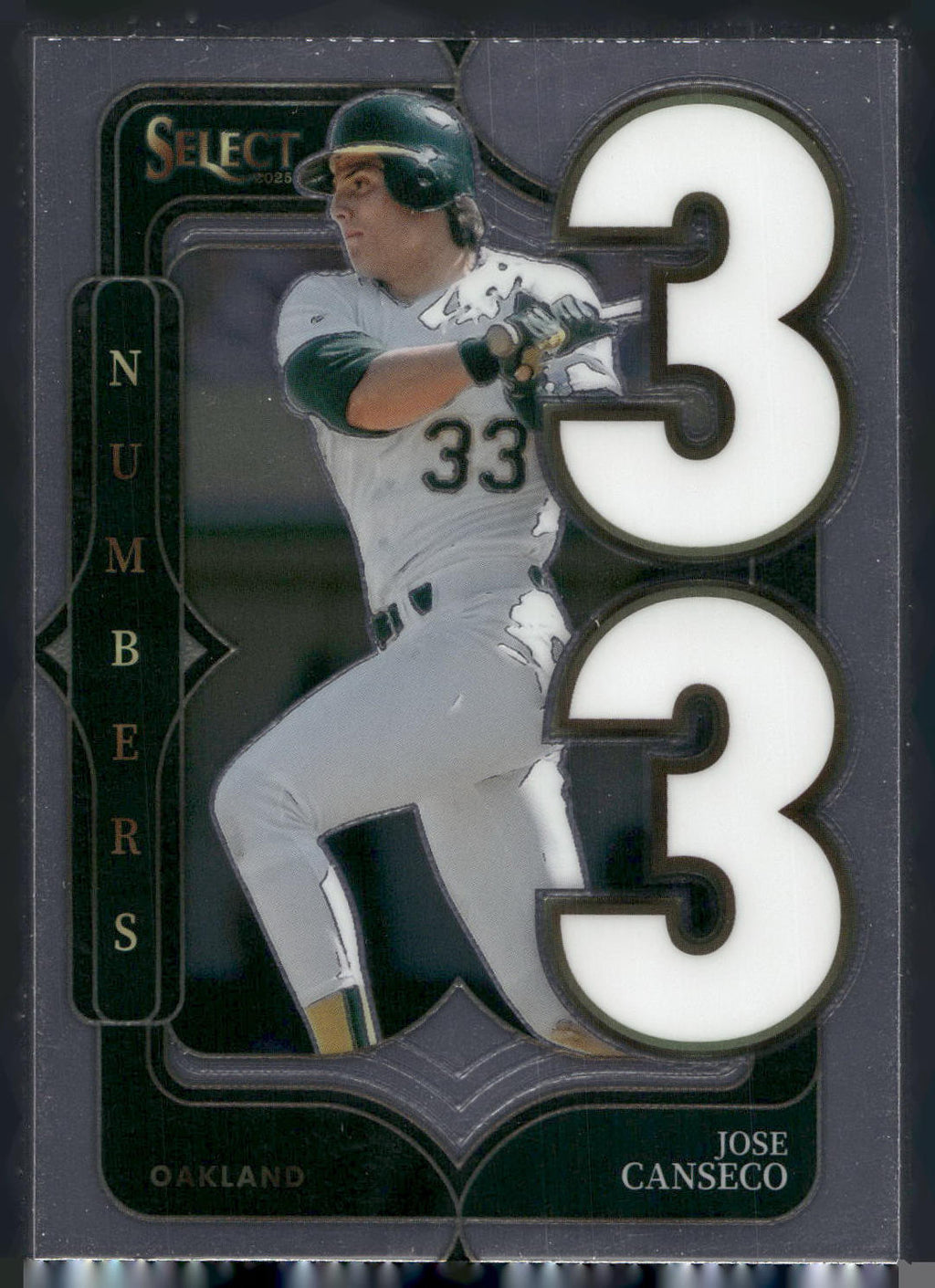 2025 Panini Select #18 Jose Canseco Select Numbers