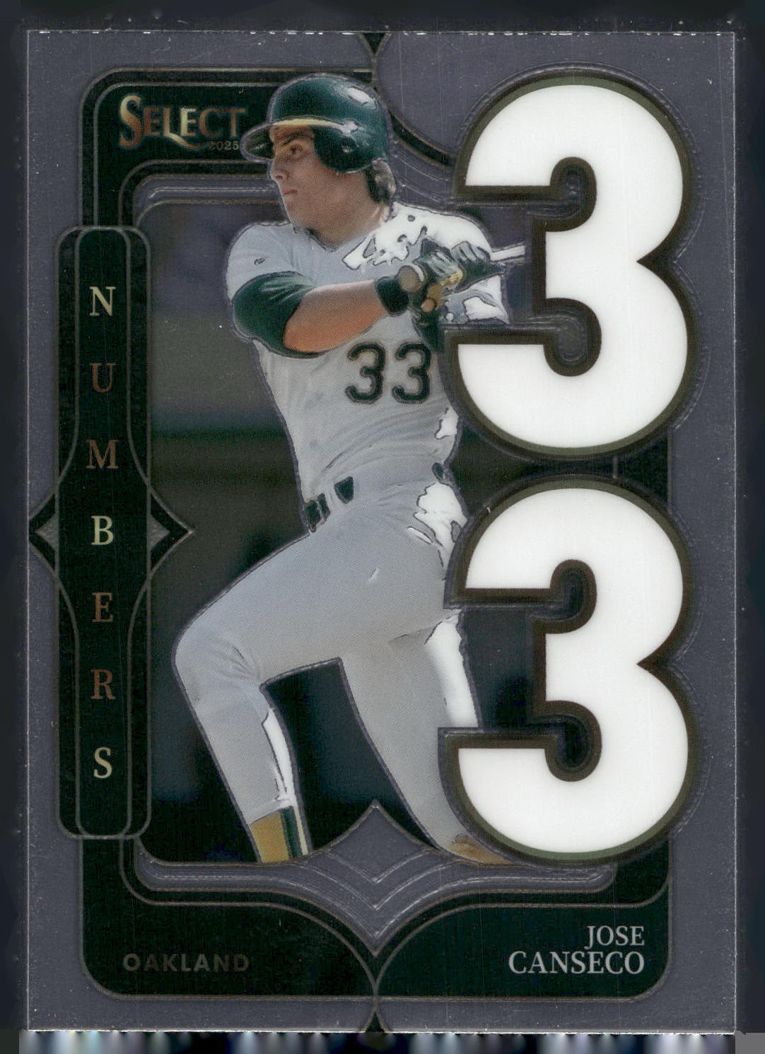2025 Panini Select #18 Jose Canseco Select Numbers