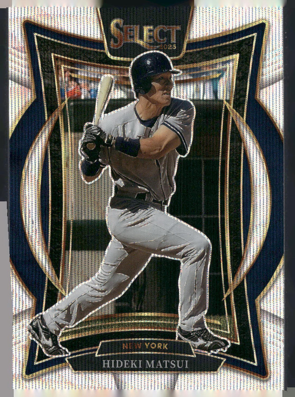 2025 Panini Select #57 Hideki Matsui Silver Wave Prizms